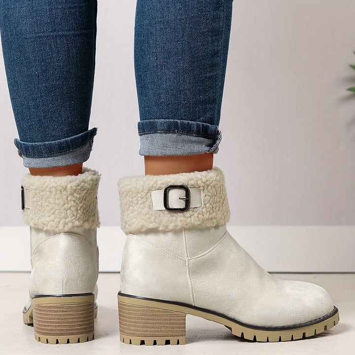 Ophélie | Bottines Hivernales Douces et Élégantes