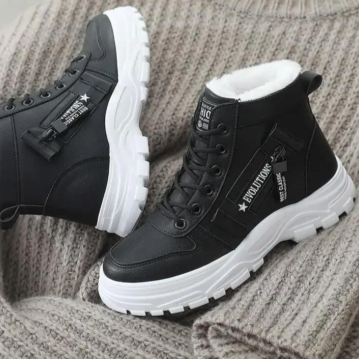 Anne | Bottes Hautes avec Doublure en Fleece