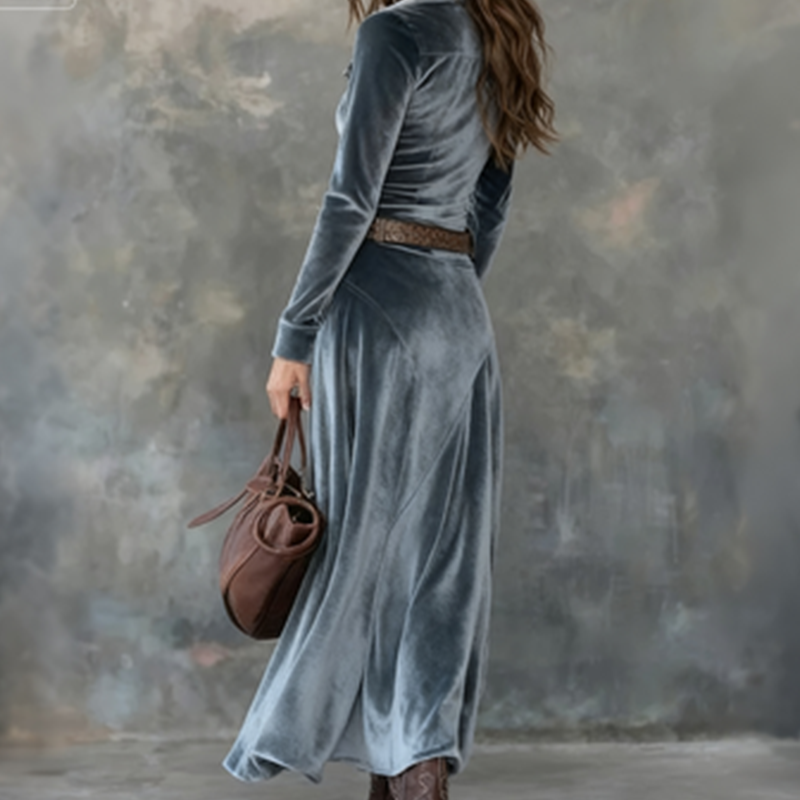 Vena™ | Robe Longue Fluide Moderne